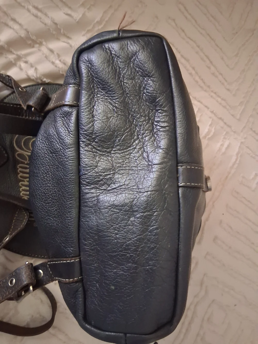 Harley-Davidson Black Leather Backpack
